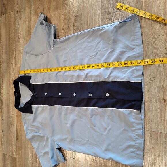 Milano Bay Original Retro Short Sleeved Button Up Style Shirt Mens Size Medium - Picture 7 of 8